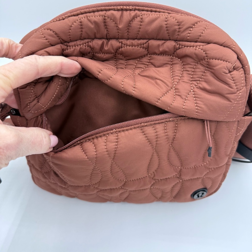 Lululemon Quilted Embrace 4L Crossbody Bag Purse Ancient Copper - Picture 10 of 16